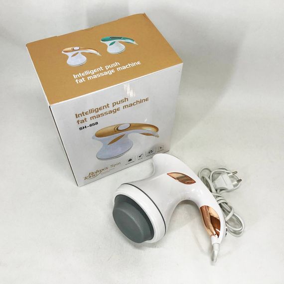 Масажер для тіла Relax and Spin Tone SH-658, вібро антицелюлітний масажер. Колір: жовтий | Зображення 5