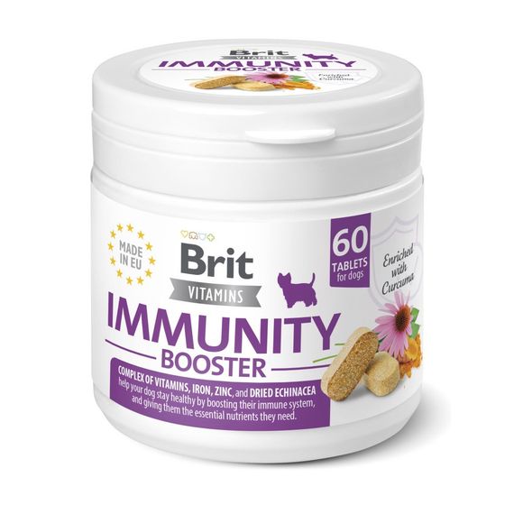 Вітаміни для зміцнення імунітету собак Brit Vitamins Immunity Booster, 60 табл