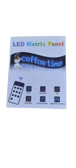 Гибкий экран LED Matrix Panel APP wifi rgb 192mm* 1330mm(16Х144) art-0569 | Зображення 3