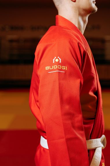 Червоне кімоно для хлопців/чоловіків, джиу-джитсу, TM BUDOGI, зріст 180 см, щільність 450 гр/м.кв. | Зображення 3