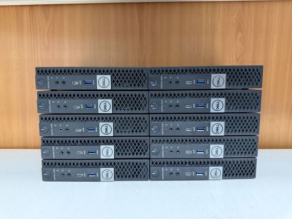 Неттоп Dell OptiPlex 5060 Micro USFF / Intel Core i5-8500T (6 ядер по 2.1 - 3.5 GHz) / 16 GB DDR4 / 500 GB SSD / Intel UHD Graphics 630 / 90W / Блок живлення в комплекті б/в | Зображення 2