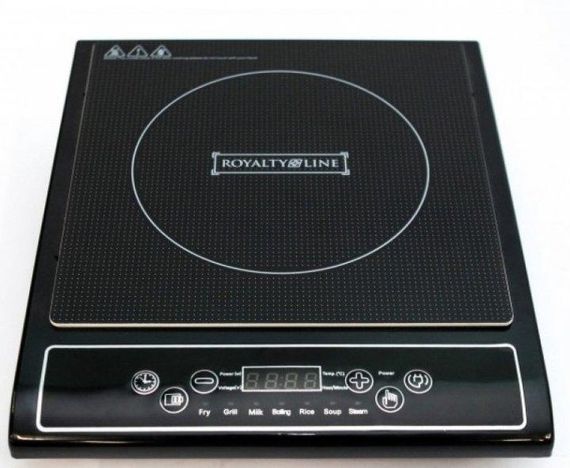 Плита одноконфорочная электрическая кухонная Royalty Line RL-EIP 2000.1 настольная индукционная | Зображення 2