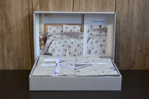 Постільна білизна First Choice Homesko Ranforce 200 х 220 см Adrian Mink | Зображення 1