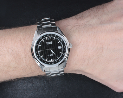 Сталеві наручний годинник Casio Edifice EF-121D-1AVEG зі сталевим браслетом | Зображення 2