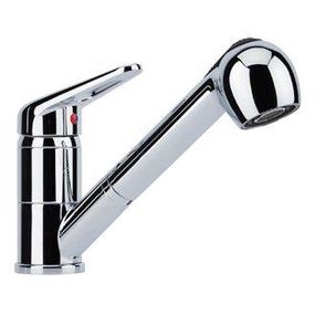 Змішувач Franke Novara-Plus Pull Out /115.0347.111/ одноричажний/керамічний/поворотний/хром (115.0347.111)