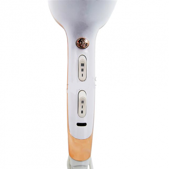 Фен професійний для волосся з насадкою GEMEI GM-108 2400 Вт білий (GM-108) | Зображення 2