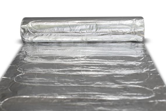 Алюмінієвий мат WAZZELL EASYHEAT 140 Вт/м.кв під ламінат 2 м2 (280 Вт) | Зображення 3