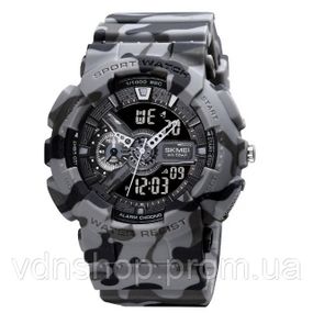 Армійські годинники мілітарі SKMEI, Чоловічі армійські водостійкі тактичні годинники YU-58