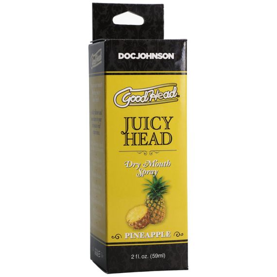 Зволожувальний спрей оральний Doc Johnson GoodHead – Juicy Head Dry Mouth Spray – Pineapple 59мл sexstyle | Зображення 1