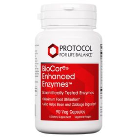 Травні ферменти Protocol for Life Balance Biocore Enhanced Enzymes 90 Veg Caps