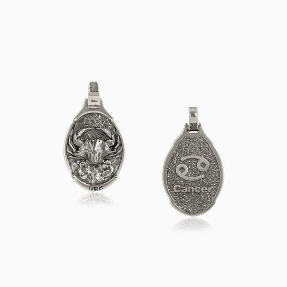 Подвеска серебряная знак зодиака Рак Artsriblo артА226п