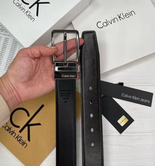 Чоловічий шкіряний  ремінь Calvin Klein | Зображення 1