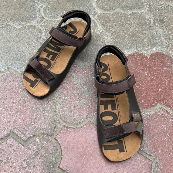 Коричневі чоловічі сандалі Kadar 41 43 44 45 розмір | Зображення 8