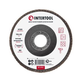 Диск шліфувальний пелюстковий INTERTOOL BT-01121