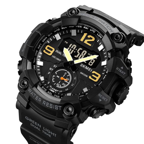 Чоловічий годинник Skmei 1965BK black. | Зображення 1