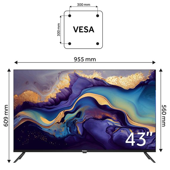 Телевизор Haier H43K801FG | Зображення 2
