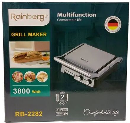 Гриль з антипригарним покриттям XPRO Rainberg RB-2282 (44620-RB-2282_1340) | Зображення 1