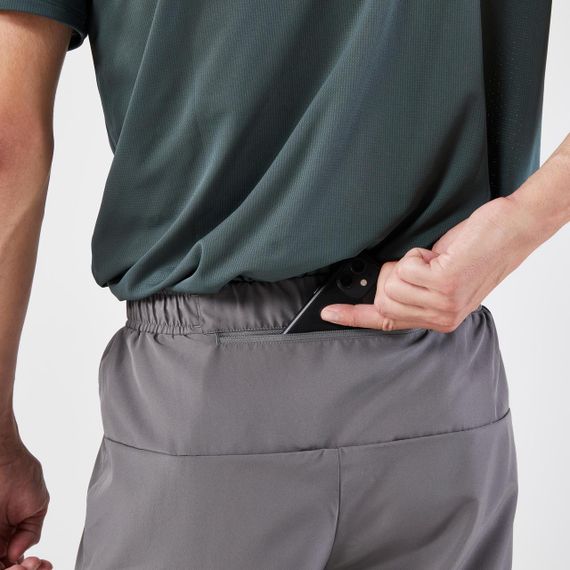 Шорти чоловічі Kiprun Run 100 для бігу сірі - 5XL | Зображення 5