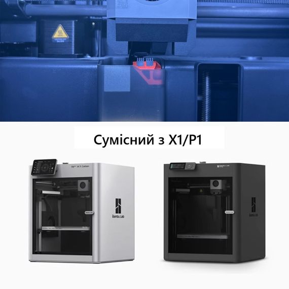 Комплект для очищення сопел 3D-принтера Bambu Lab X1/P1 універсальна подвійна насадка-щітка | Зображення 2