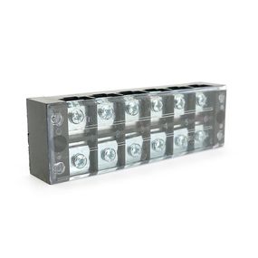 Клемна колодка 6-розрядна TB-4506 45A/600V, переріз дроту 0,5-4,0 мм2, 20 шт в упаковці, ціна за штуку