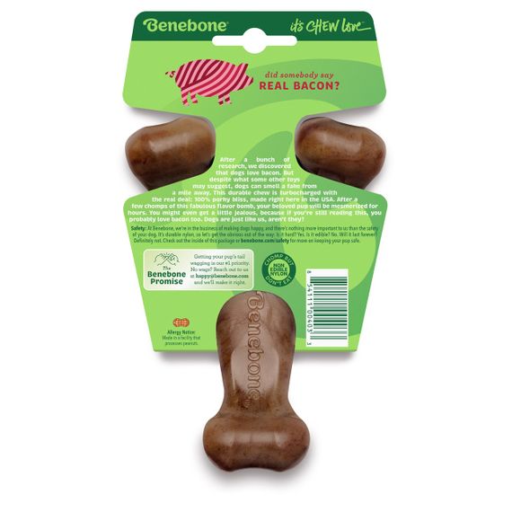 Іграшка для собак зі смаком бекону Benebone Wishbone Bacon, 13.5 см | Зображення 3