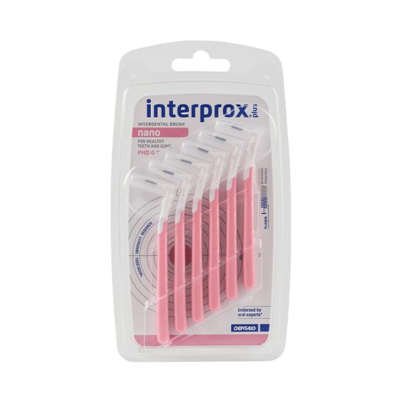 Щітка міжзубна INTERPROX PLUS 2G NANO 0.7 мм, 6 шт (арт.45703) (DENTAID)