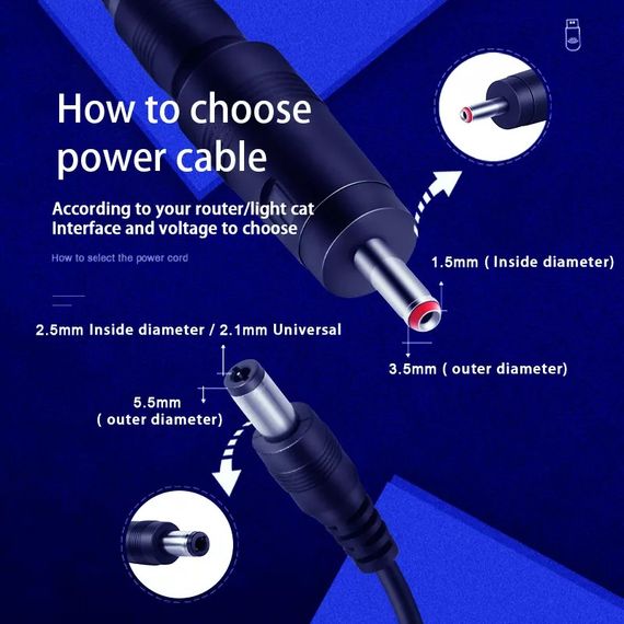 Dc USB преобразователь от Powerbank 5v - 9/12v для Wi-Fi роутер | Зображення 3