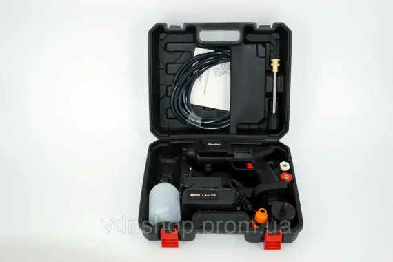 Мойка высокого давления Даджет AquaGun беспроводная мойка с работой от аккумуляторных батарей | Зображення 2