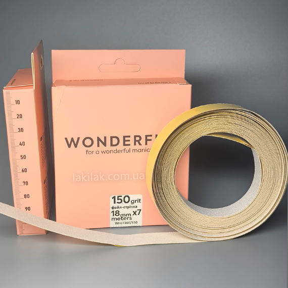 Файл-стрічка 150 гріт на клейовій основі для основи Wonderfile 7 метрів