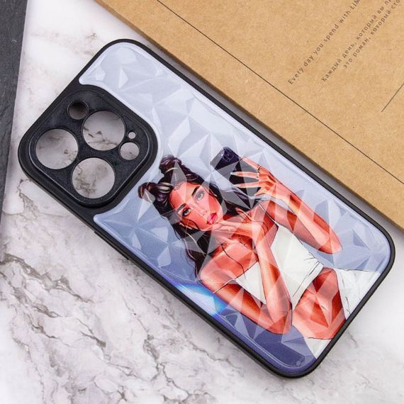 TPU+PC чехол Prisma Ladies для Apple iPhone 14 Pro Max (6.7") TPU+PC, Black in White | Зображення 3