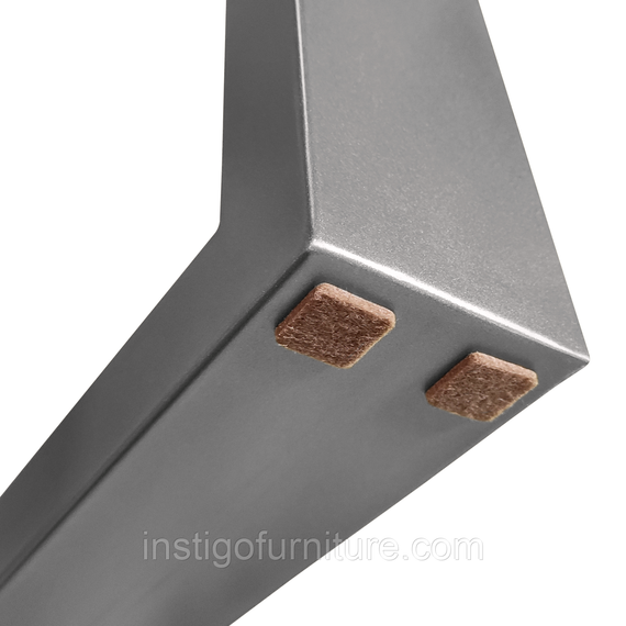 Комплект опор для стола из металла 566×325mm, H=730mm (профильная труба: 60x20mm) Серый | Зображення 4