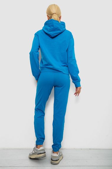 Спортивный костюм женский двухнитка, цвет джинс, 214R1419-006 | Зображення 3