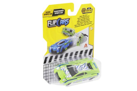 Машинка-трансформер Flip Cars 2 в 1 Спорткар осколок и Спорткар трансформер (EU463875B-05) | Зображення 3