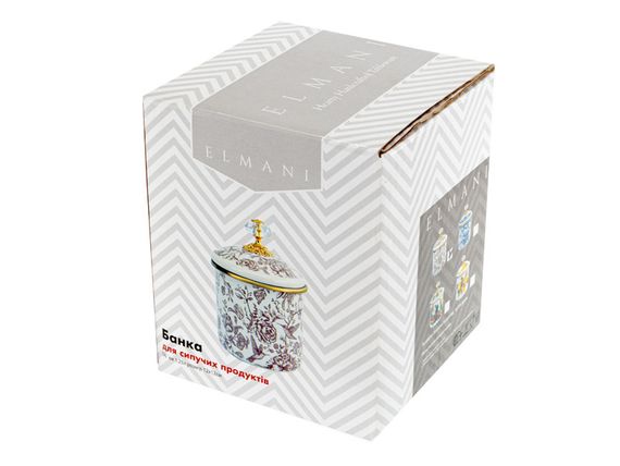 Ємність для сипучих Peonies are blue з кришкою 1.25 л | Зображення 1