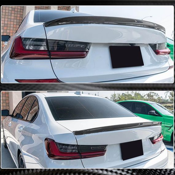 Спойлер V4 (для G20/G80, Карбон) для BMW 3 серія G20/21 2018- рр | Зображення 4