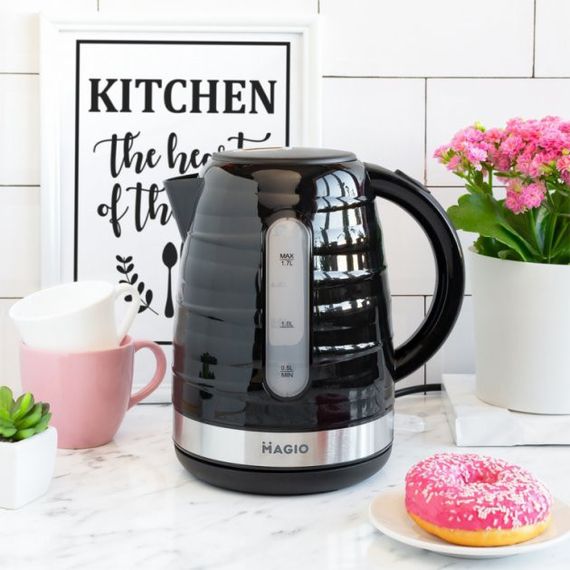 Чайник дисковый MAGIO MG-101, Маленький электрочайник, RJ-844 Электронный чайник | Зображення 3