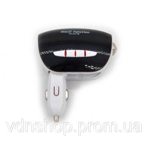 FM-трансмиттер с USB для автомобиля, Устройство в машину для музыки Блютуз трансмиттер авто JA-96 | Зображення 4