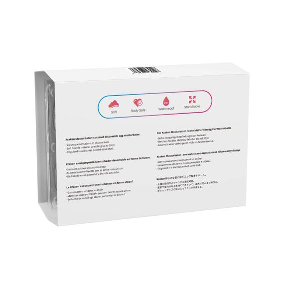 Набор мастурбаторов-яиц Lovense Kraken masturbator egg box, 6 штук, разная текстура Sex Aura | Зображення 1