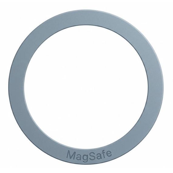 Металлическое кольцо Silicone MagSafe Blue Grey