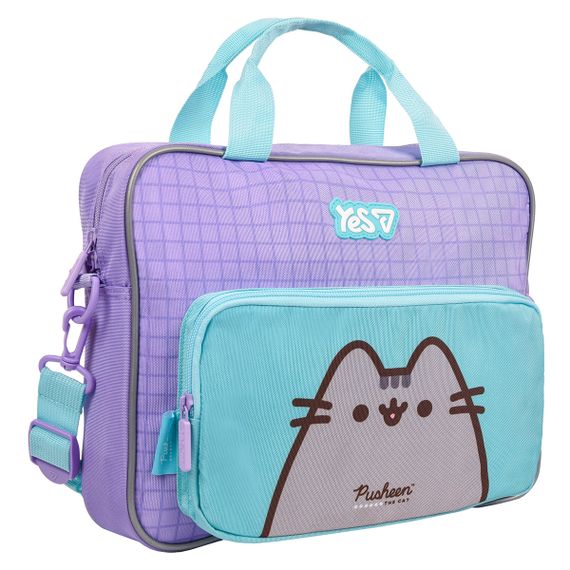 Сумка школьная А4 YES В-1 Pusheen Summer 550418 2.7х6.5х34 см