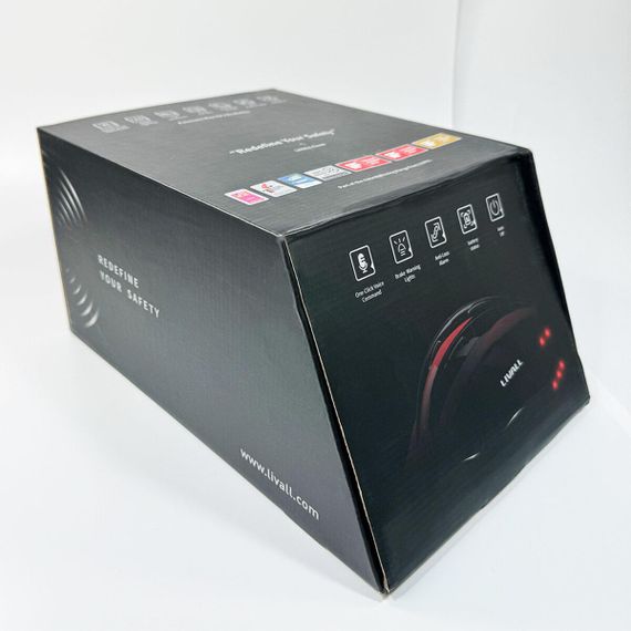 Захисний шолом Livall MT1 NEO (M) Black/Red (54-58см) | Зображення 1