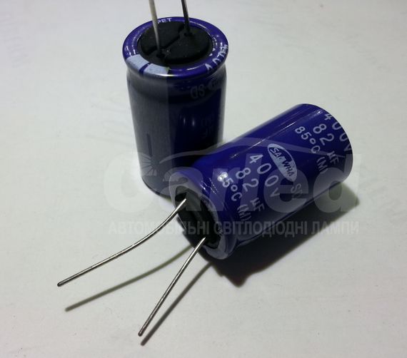 82mkf - 400v  SD 18*31  SAMWHA, 85°C конденсатор електролітичний | Зображення 1