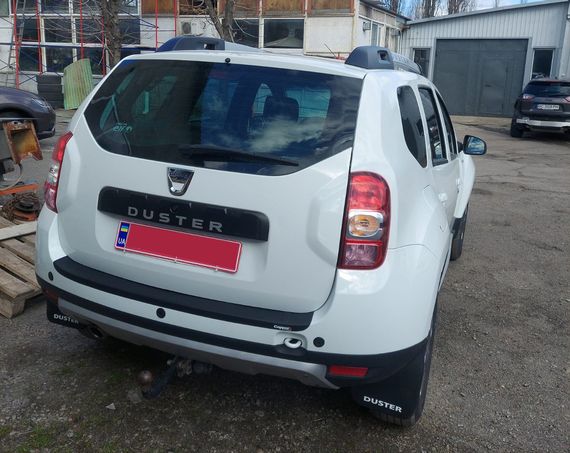 Накладка на задний бампер EuroCap (ABS) для Renault Duster 2008-2017 гг | Зображення 2