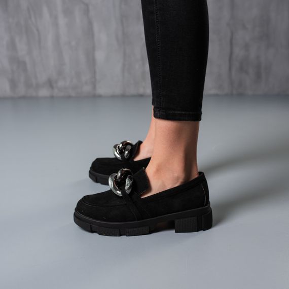 Броги женские Fashion Saint 3762 38 размер 24 см Черный | Зображення 2