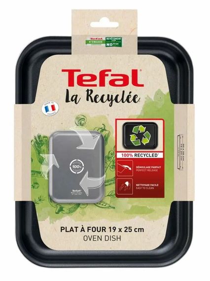Форма для запікання Tefal La Recyclee, прямокутна, 19x25см, алюміній, чорний (J5700553) | Зображення 4