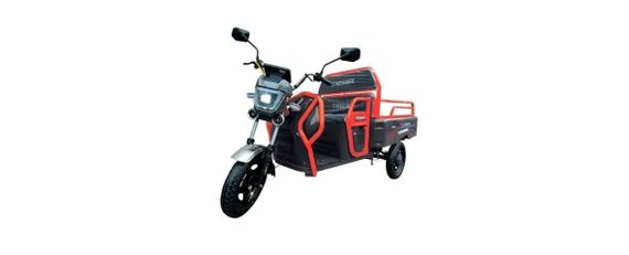 Електротрицикл Crosser CARGO 12 1000-1500W 60 V 32 Ah, самоскид, вантажний електроскутер до 300 кг Сірий