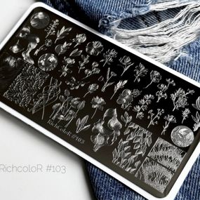 Пластина 103 для стемпінгу RichColor (12х6см)