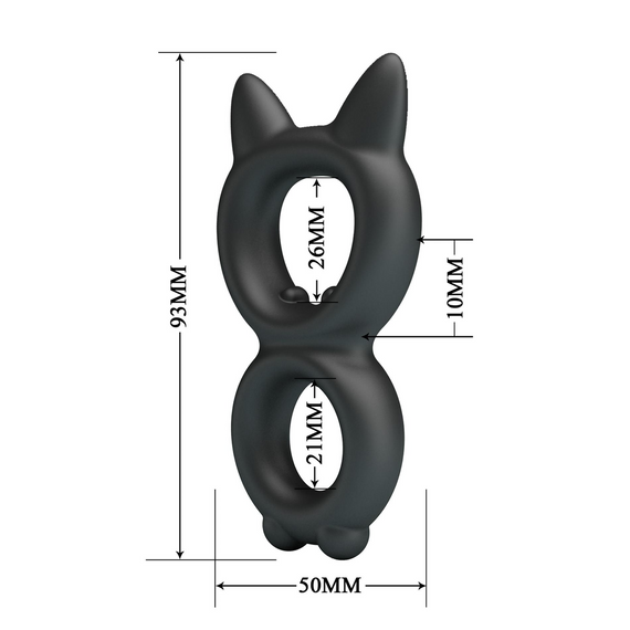 Ерекційне кільце Crazy Bull №20 - TORAN super soft silicone, BI-210365 Sex Aura | Зображення 5