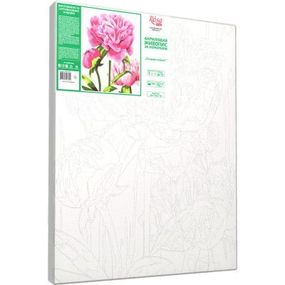 Картина по номерам Rosa Start Яскраві півонії 35 х 45 см (4823098526094) - Топ Продаж! | Зображення 1