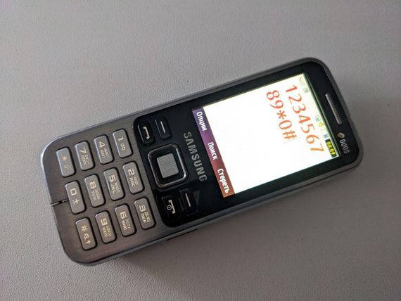 Мобільний телефон Samsung c3322 duos бу | Зображення 2